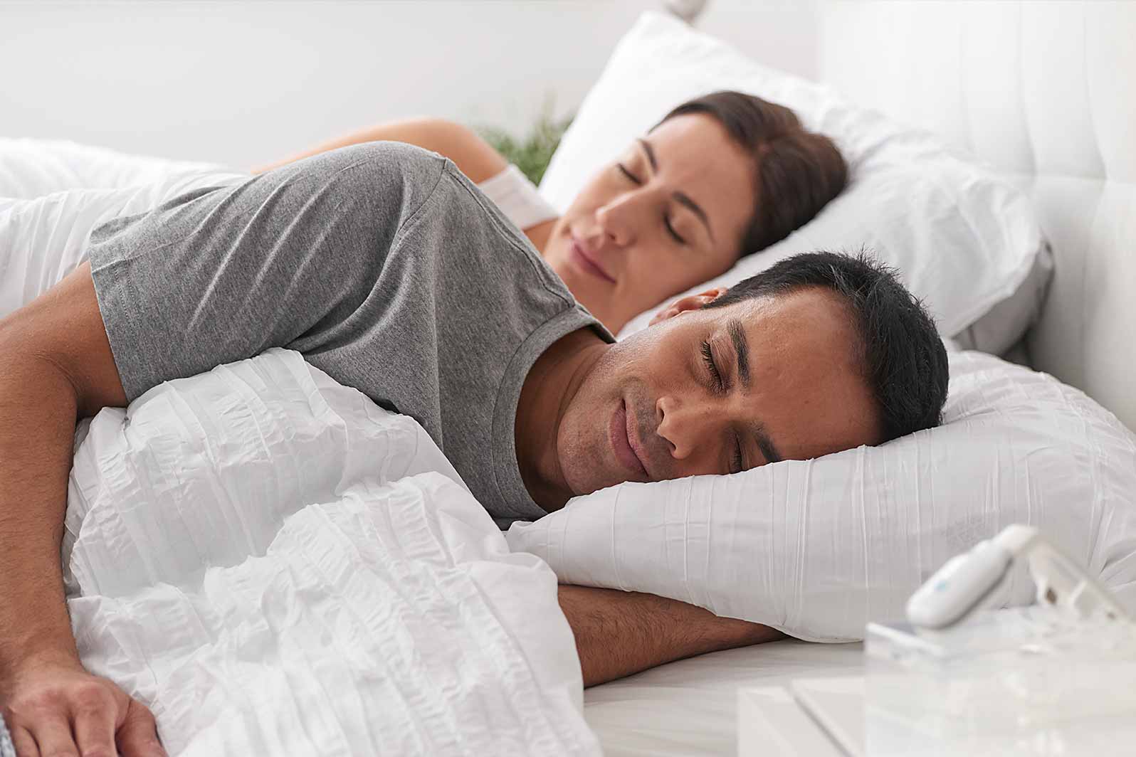 eXciteOSA for Sleep apnoea allows you to sleep without wearing a mask or MAD